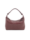 Woven Adjustable Clutch Burgundy color