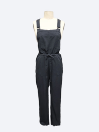 Tencel Slub Overall in Black