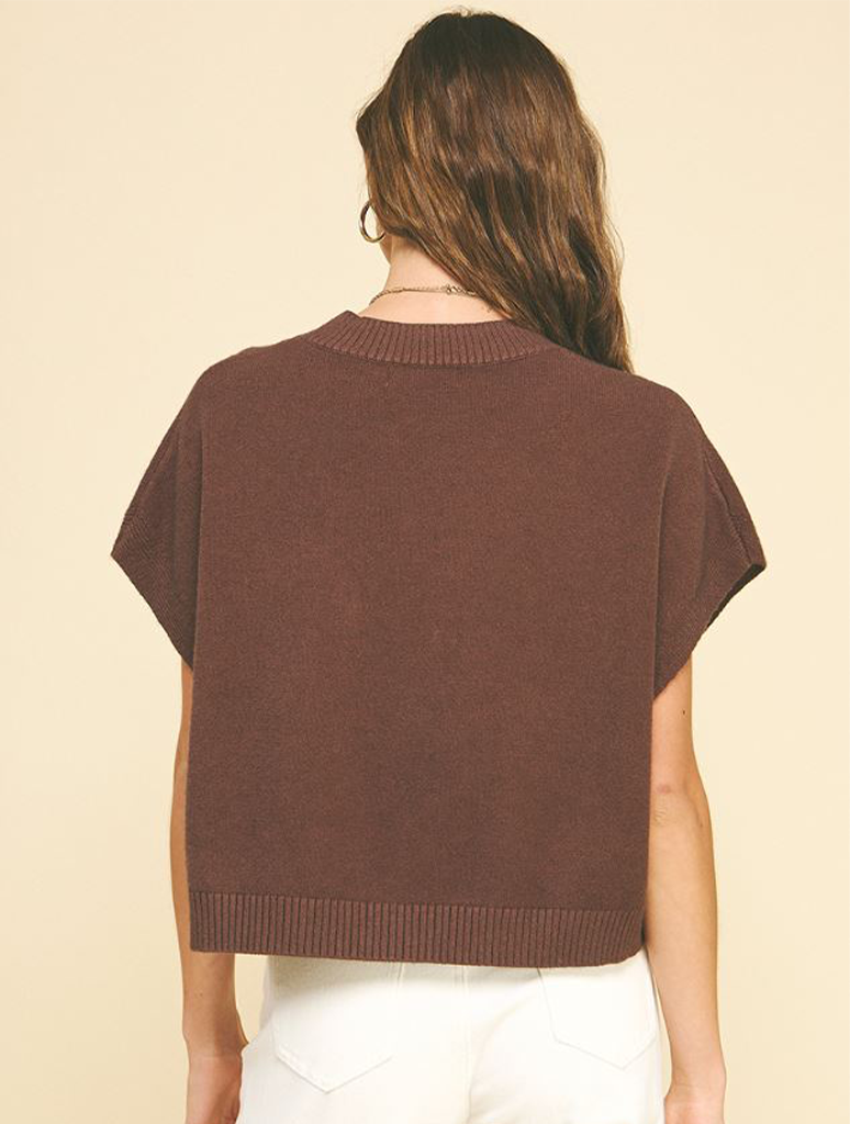 Dropped Shoulder Sweater Top