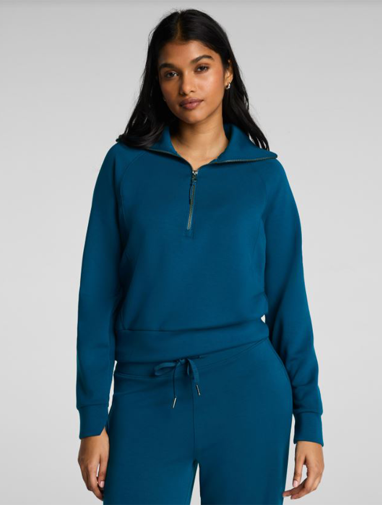 SPANX AirEssentials Half Zip Sweatshirt