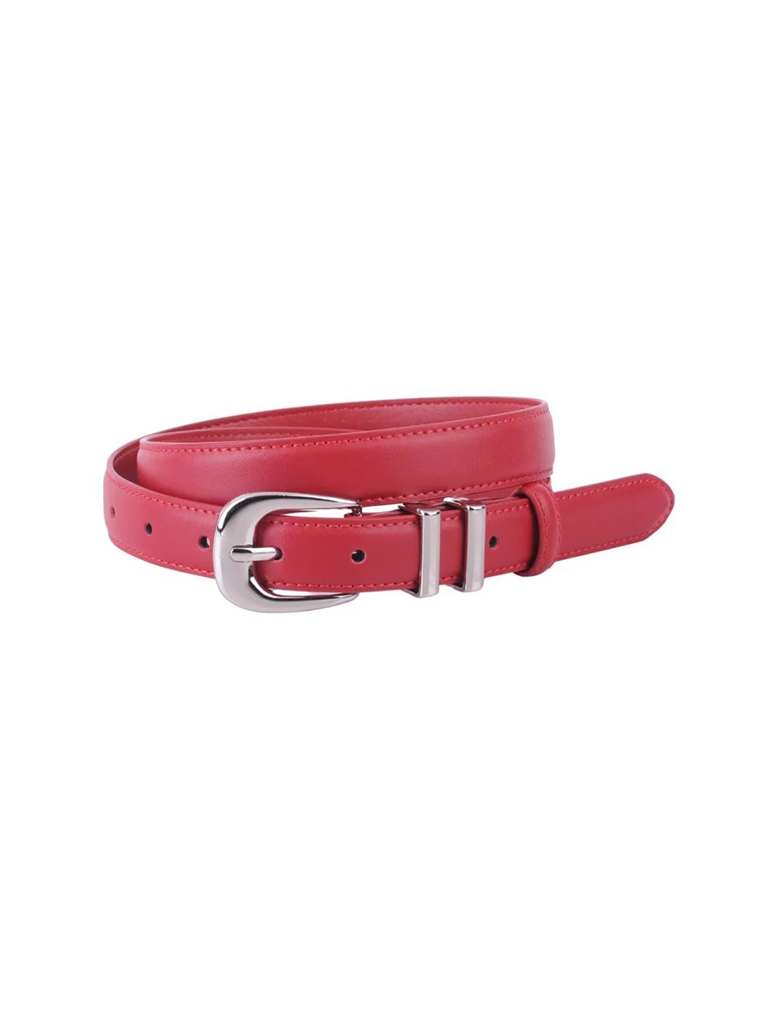 Chunky Metal Leather Belt