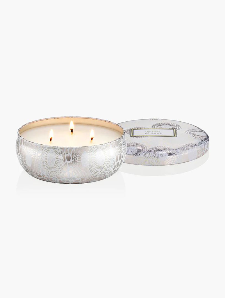 Voluspa 3 Wick Tin Candle