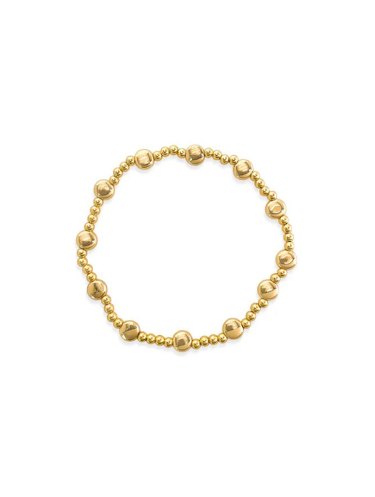 Small and Large Beaded Stretch Bracelet