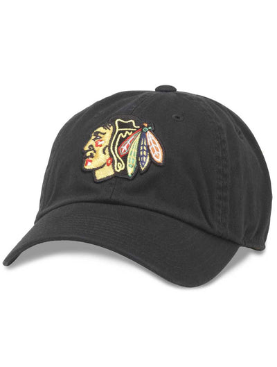 American Needle Blue Line Chicago Blackhawks Hat