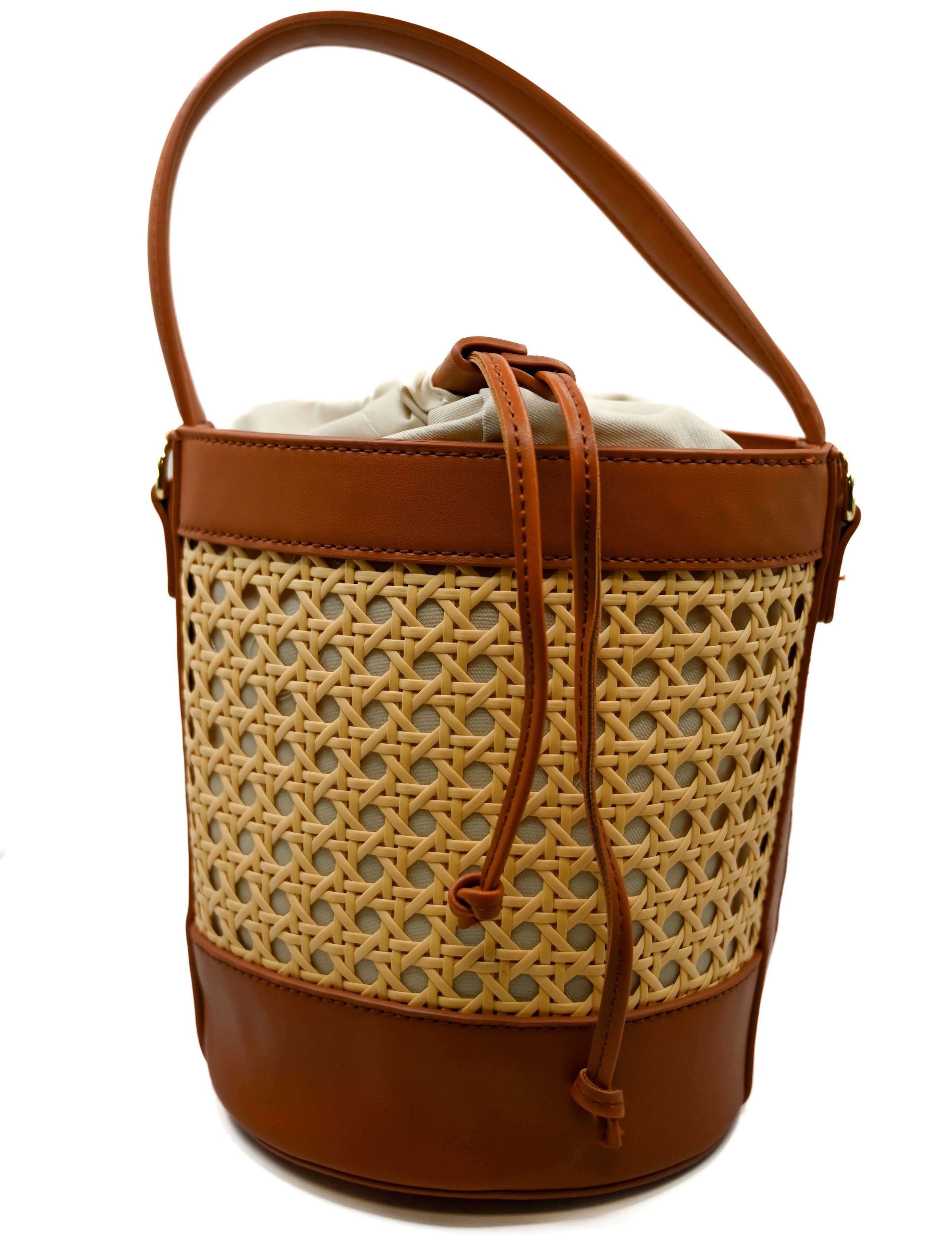 Straw Bucket Bag