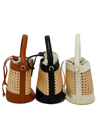 Straw Bucket Bag