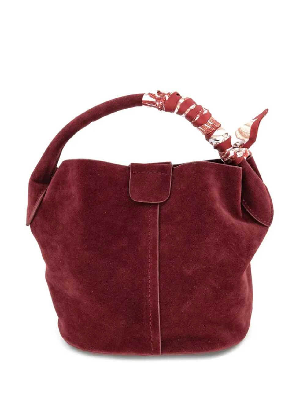 Small Suede Bucket Bag