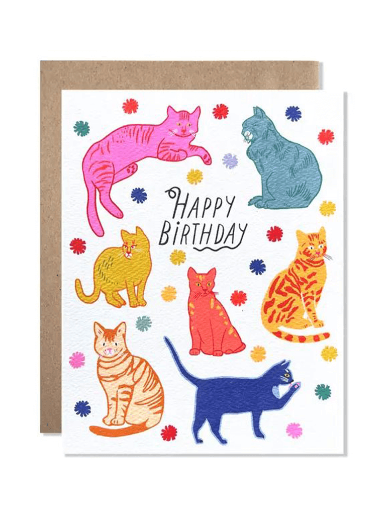 Birthday Cats Card