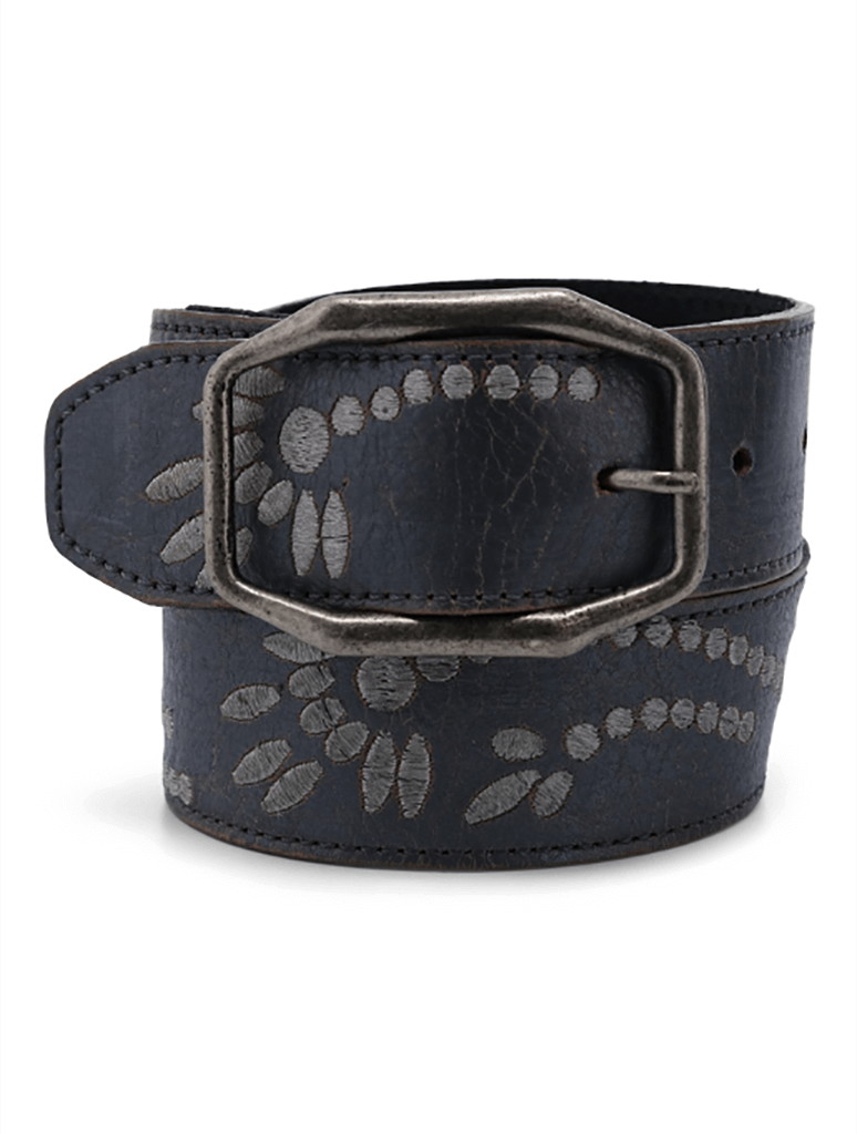 BED|STU Mohawk Belt in Silver Lux