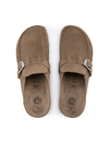 Birkenstock Buckley Slipper in Gray Taupe Top View