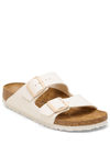 Birkenstock Arizona Sandal in Eggshell Birko-Flor