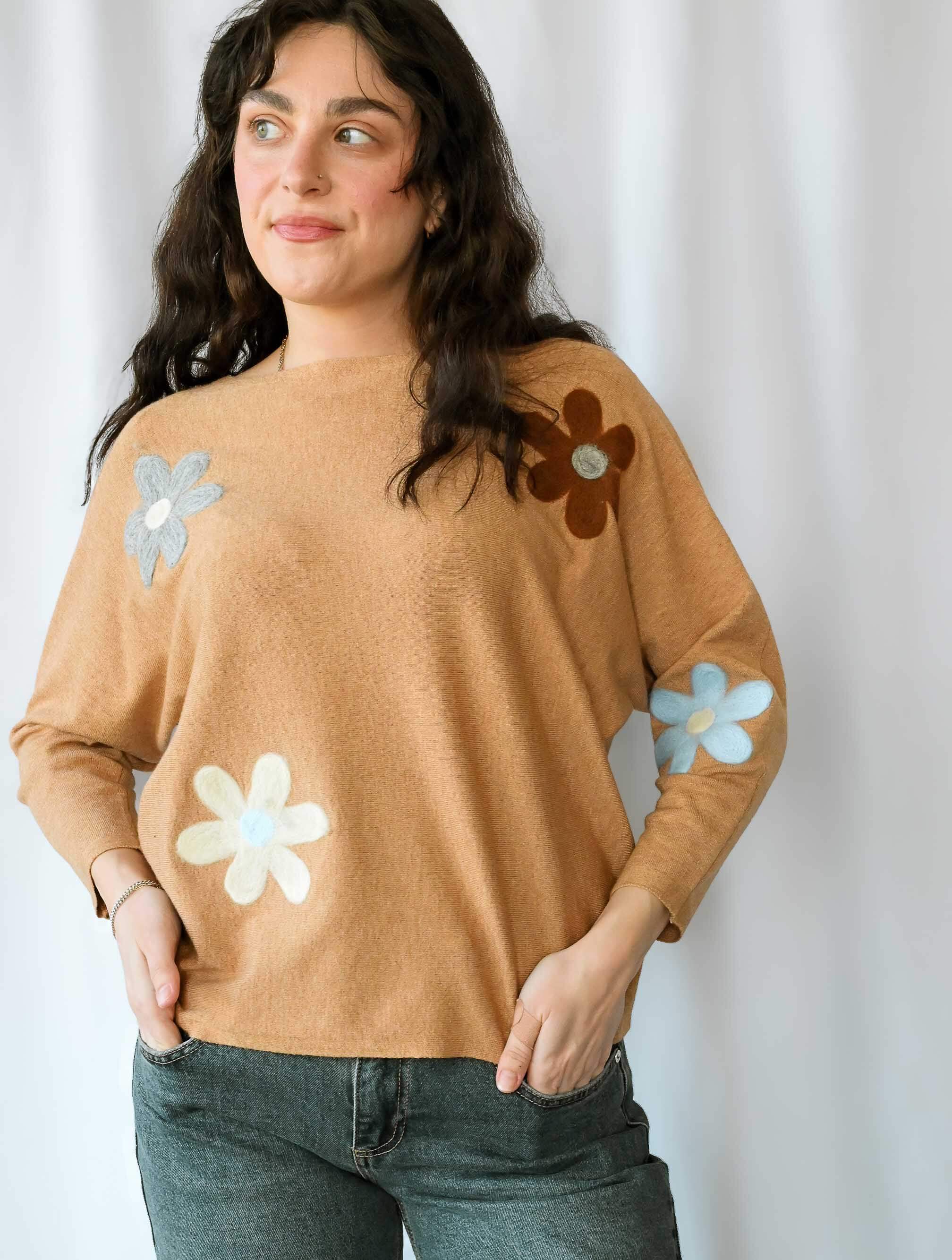 Floral Sweater