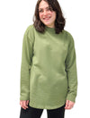 Long Sleeve Shirttail Tee in Mountain Moss