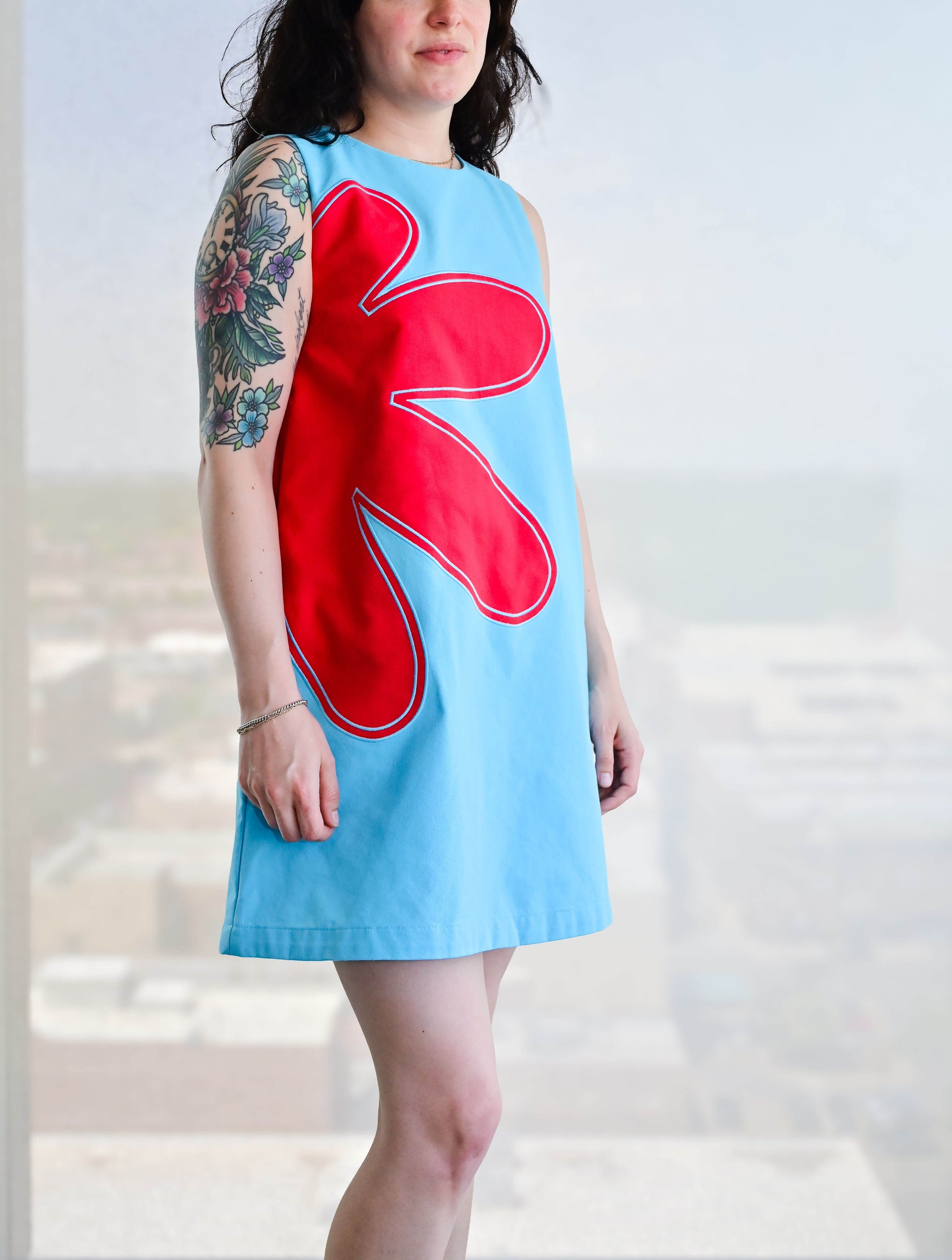 Mod Floral Dress