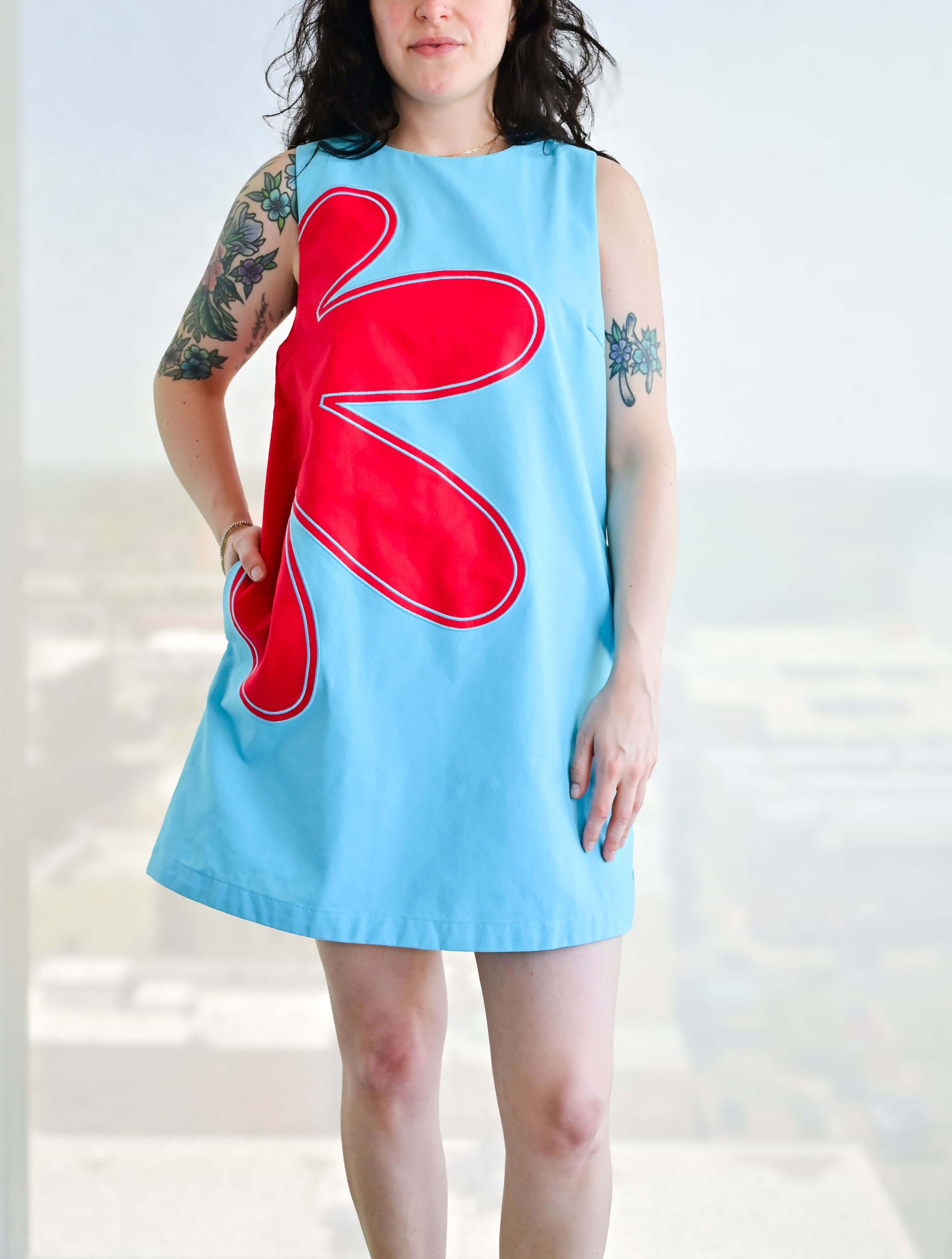 Mod Floral Dress