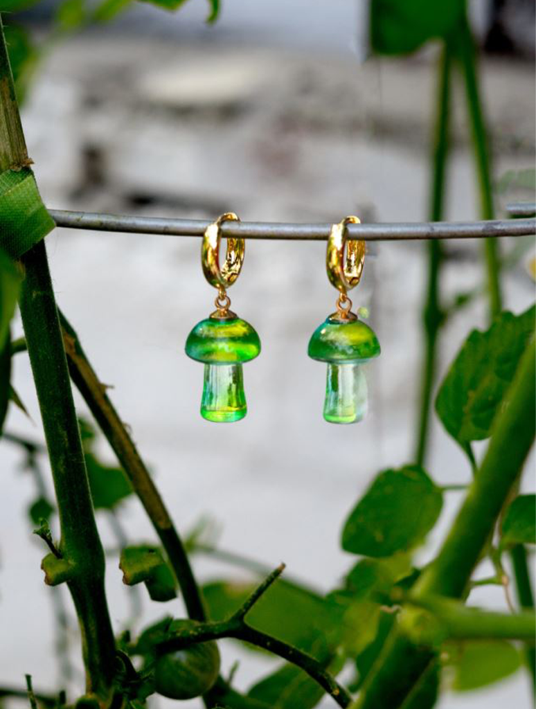Shroom Boom Hoop Earrings