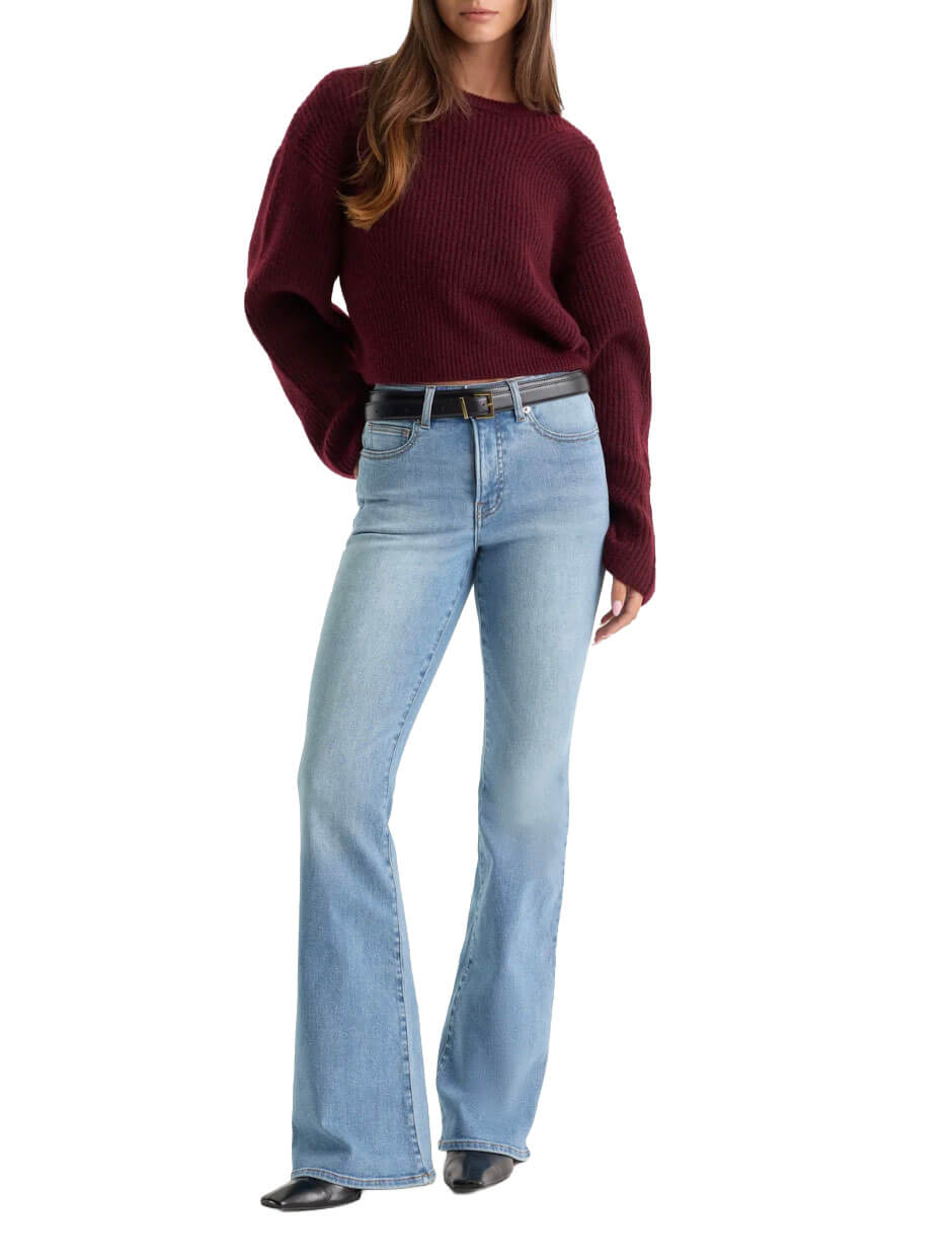 Good American Good Legs Flare Jeans