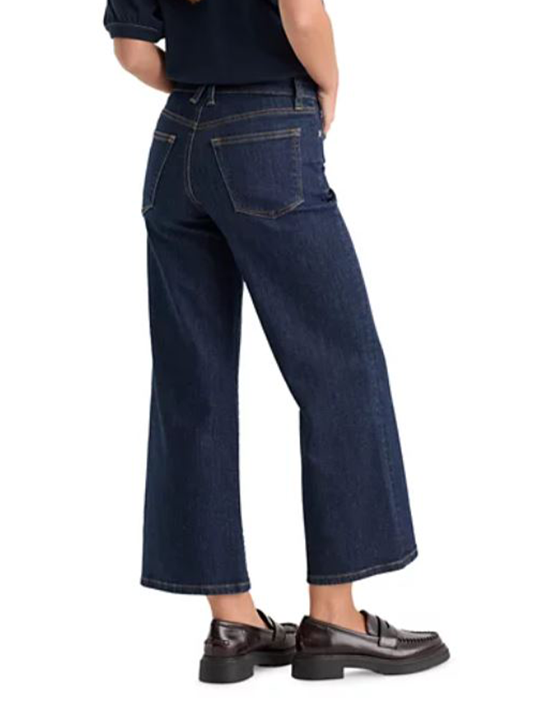 Good American Good Waist Palazzo Crop Jeans