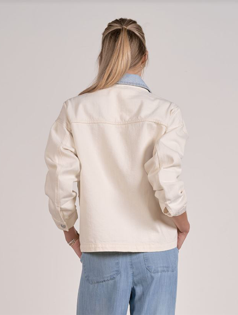 Two-Tone Denim Jacket