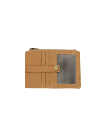 Penny Mini Travel Wallet in Camel