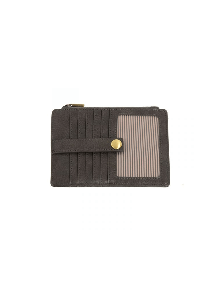 Penny Mini Travel Wallet in Charcoal