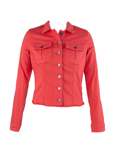 Kut From The Kloth Kara Jacket- No Waist with Frayed Hem