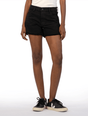 Kut From The Kloth Jane Short with Fray Hem in Black