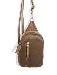 Skyler Sling Bag in Cocoa Velvet