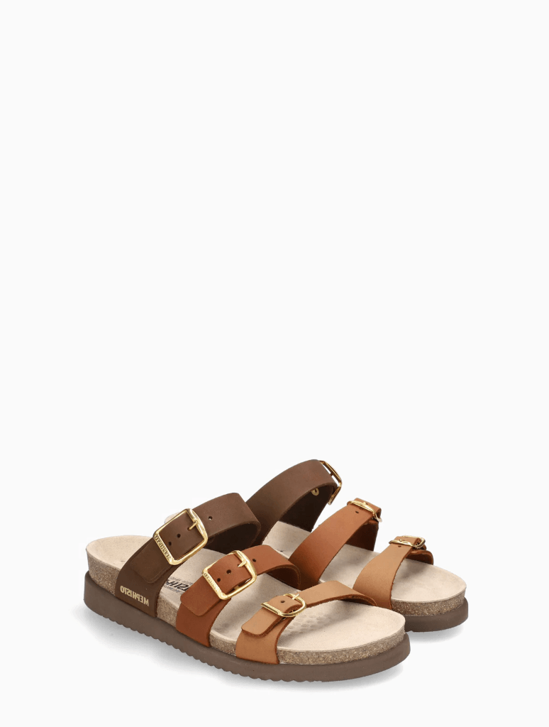 Top View of Mephisto Hyacinta Sandal in Camel