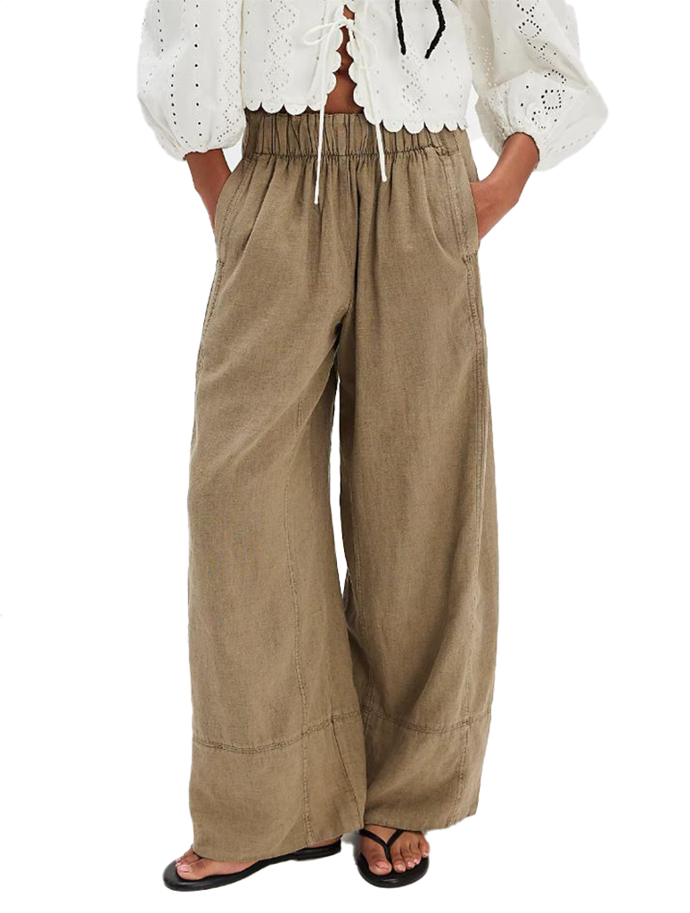 Free People Days End Linen Pull On