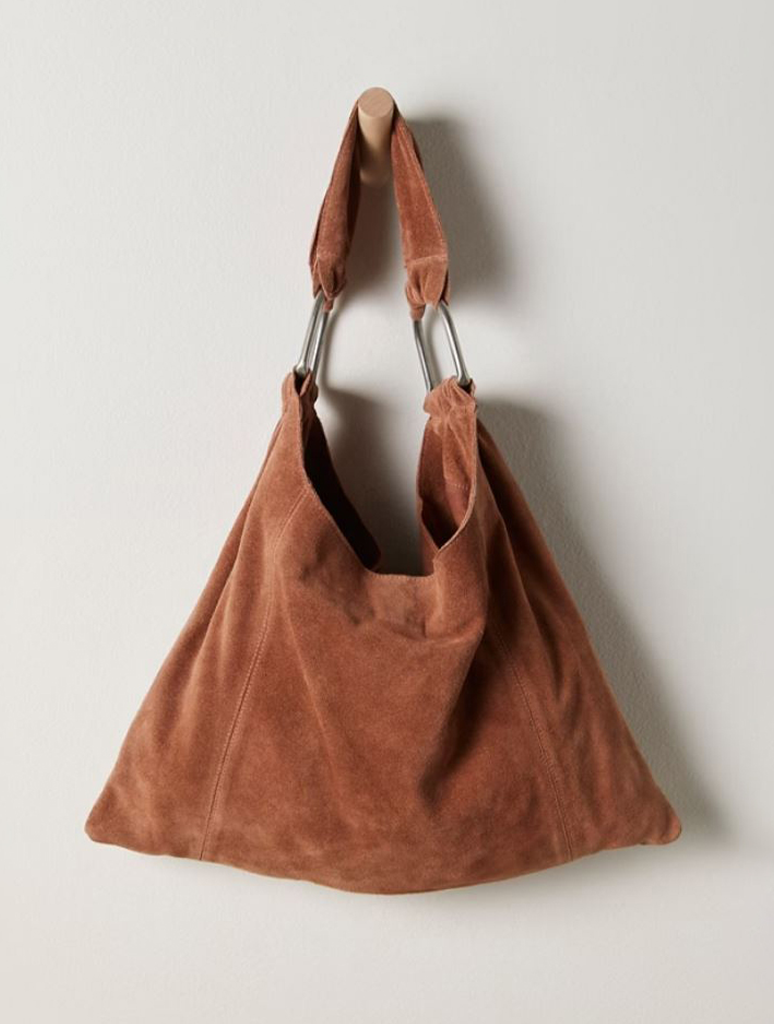 Free People Bobbi Slouch Suede Tote