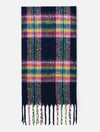 Vibrant Colorful Plaid Scarf