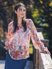 Floral Embroidered Paisley Off The Shoulder Top