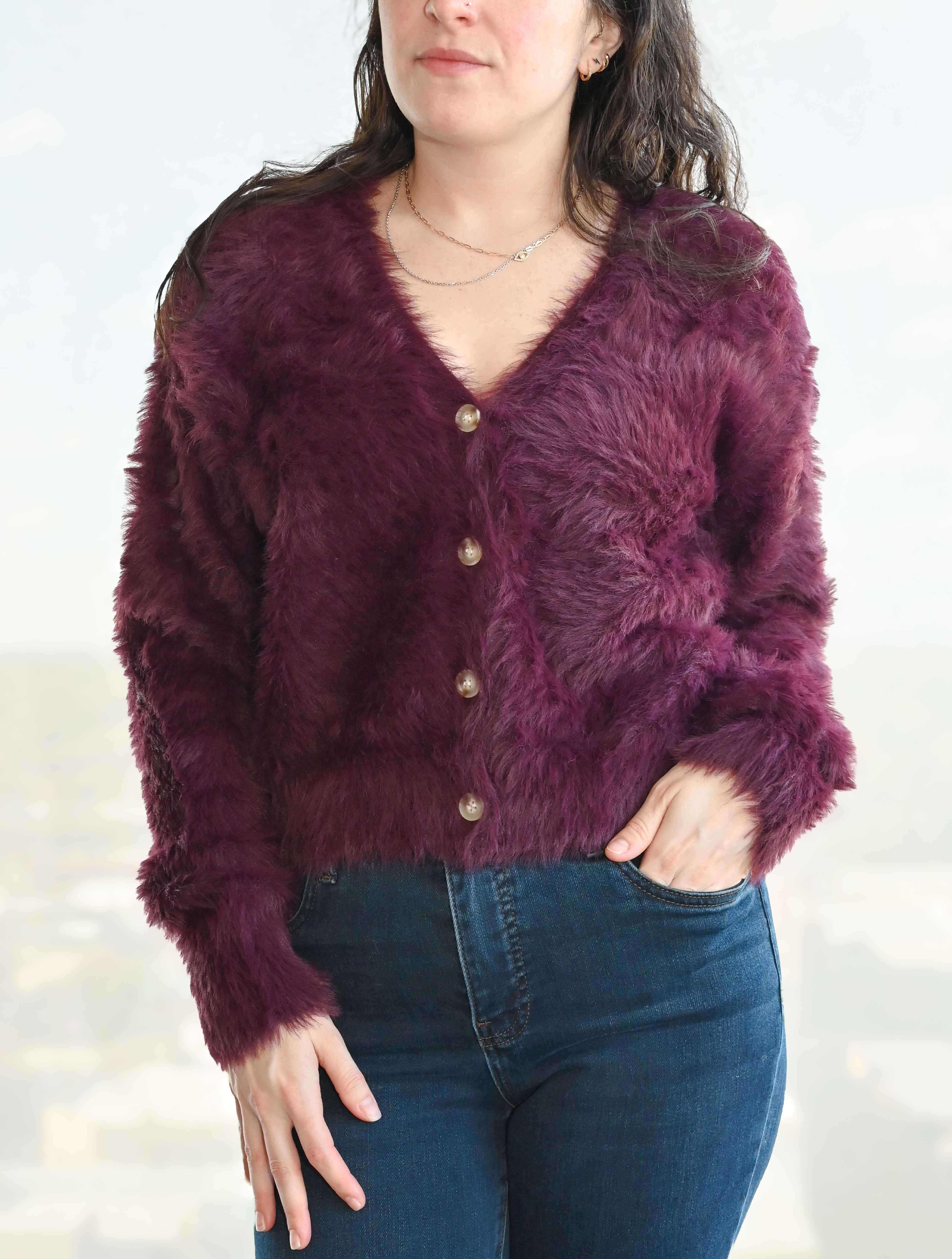 Adhita Long Sleeve V-Neck Cardigan