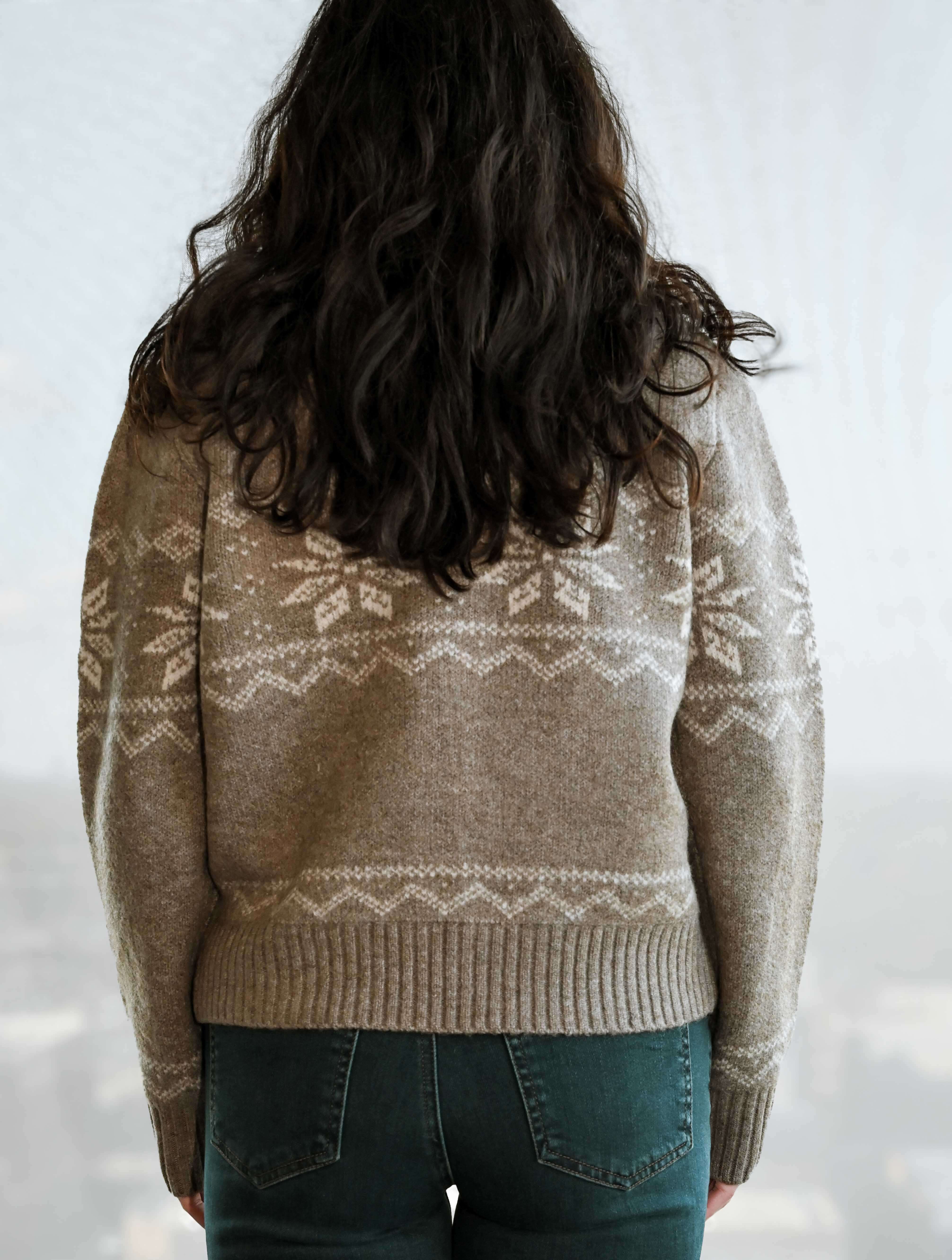 Nayeli Long Sleeve Crewneck Cardigan