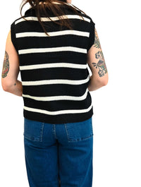 Danae Stripe Sleeveless Pullover