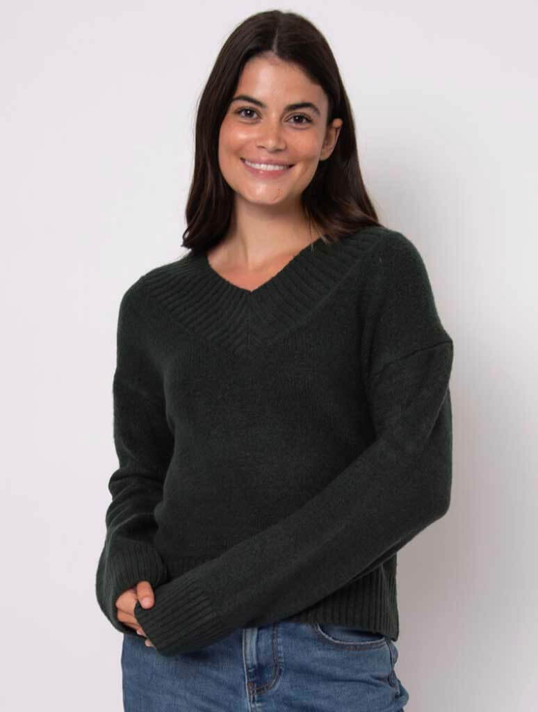 Chandra Long Sleeve V-Neck Pullover