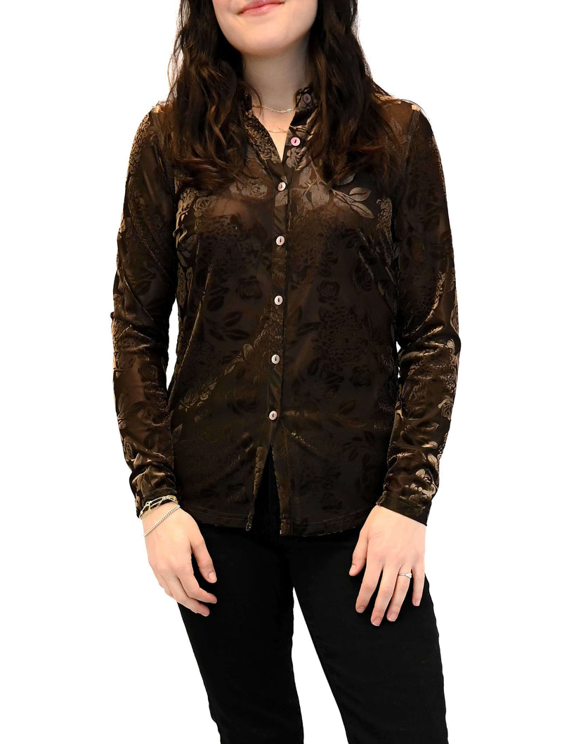 Burnout Velvet Shirt