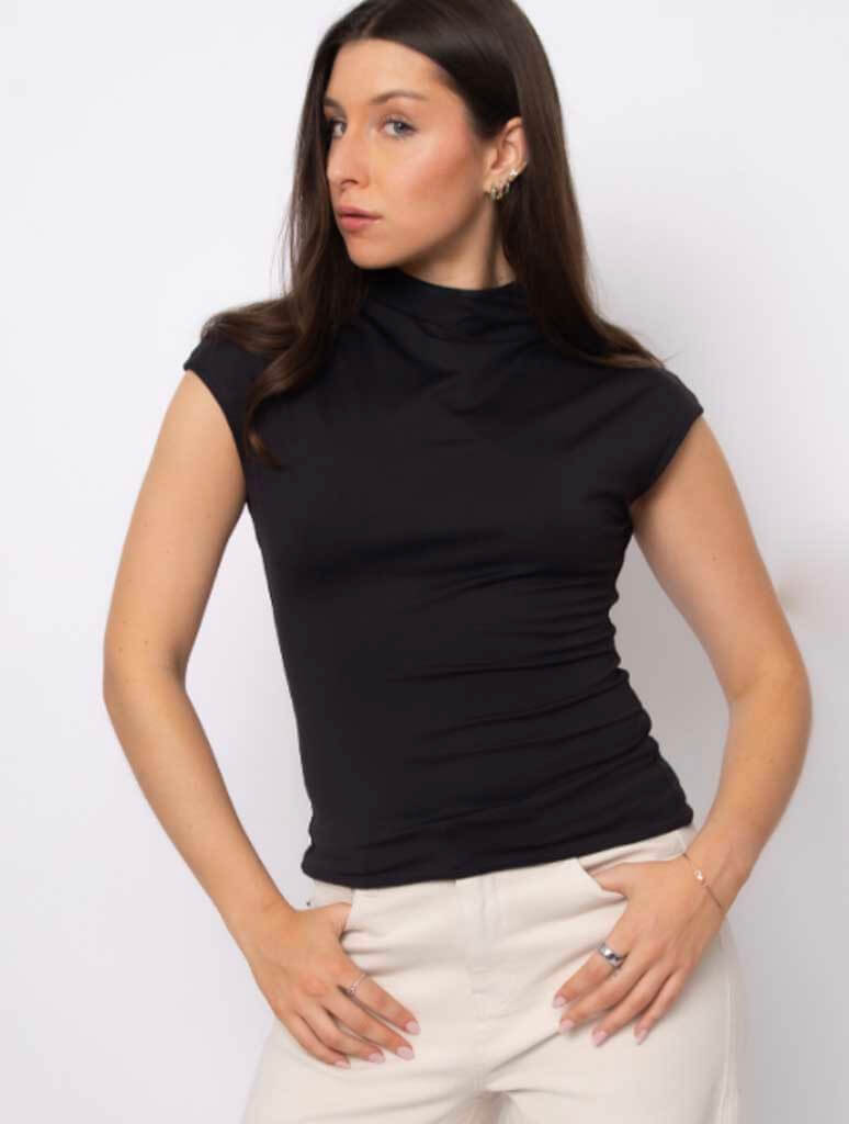 Yvette Funnel Neck Top