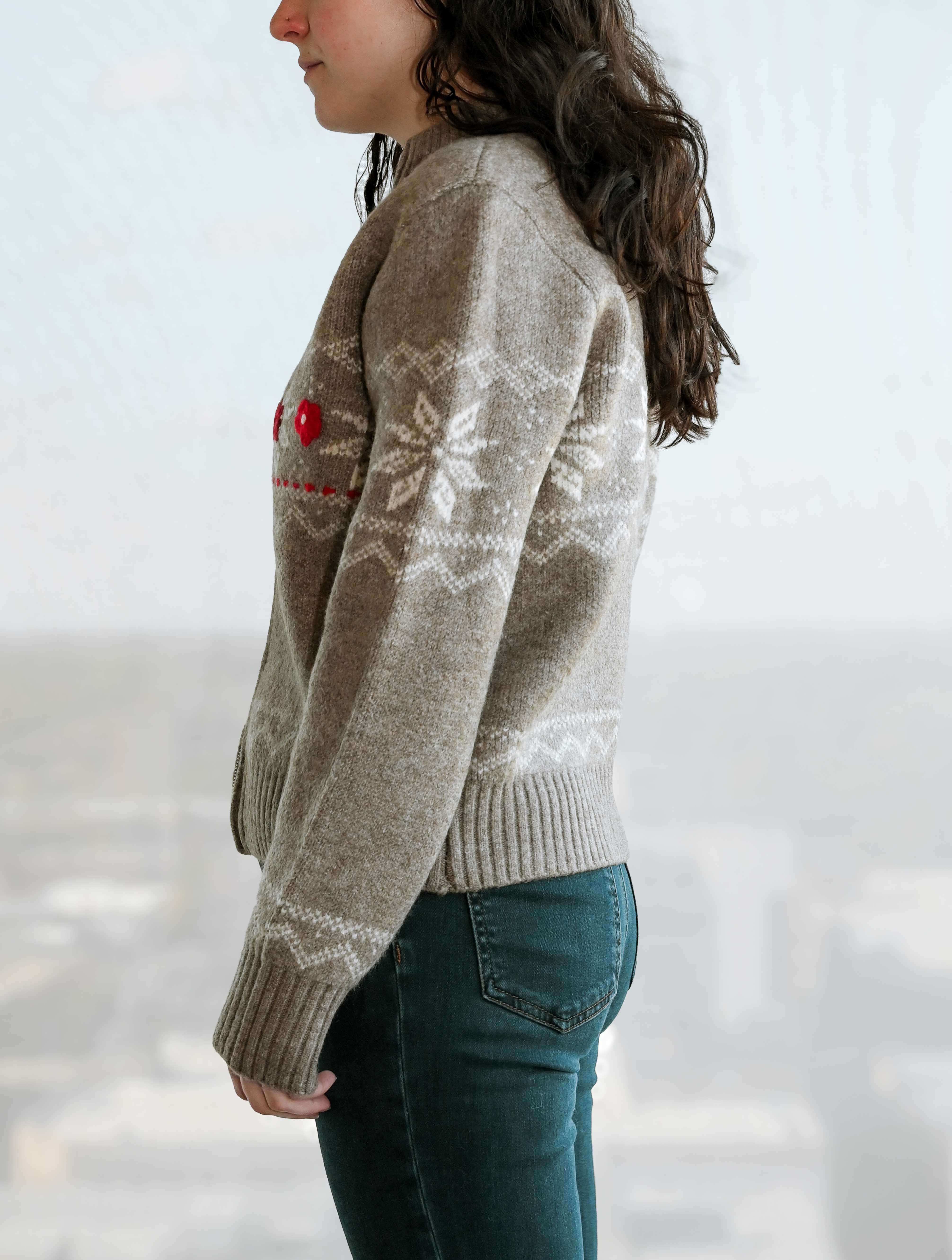 Nayeli Long Sleeve Crewneck Cardigan