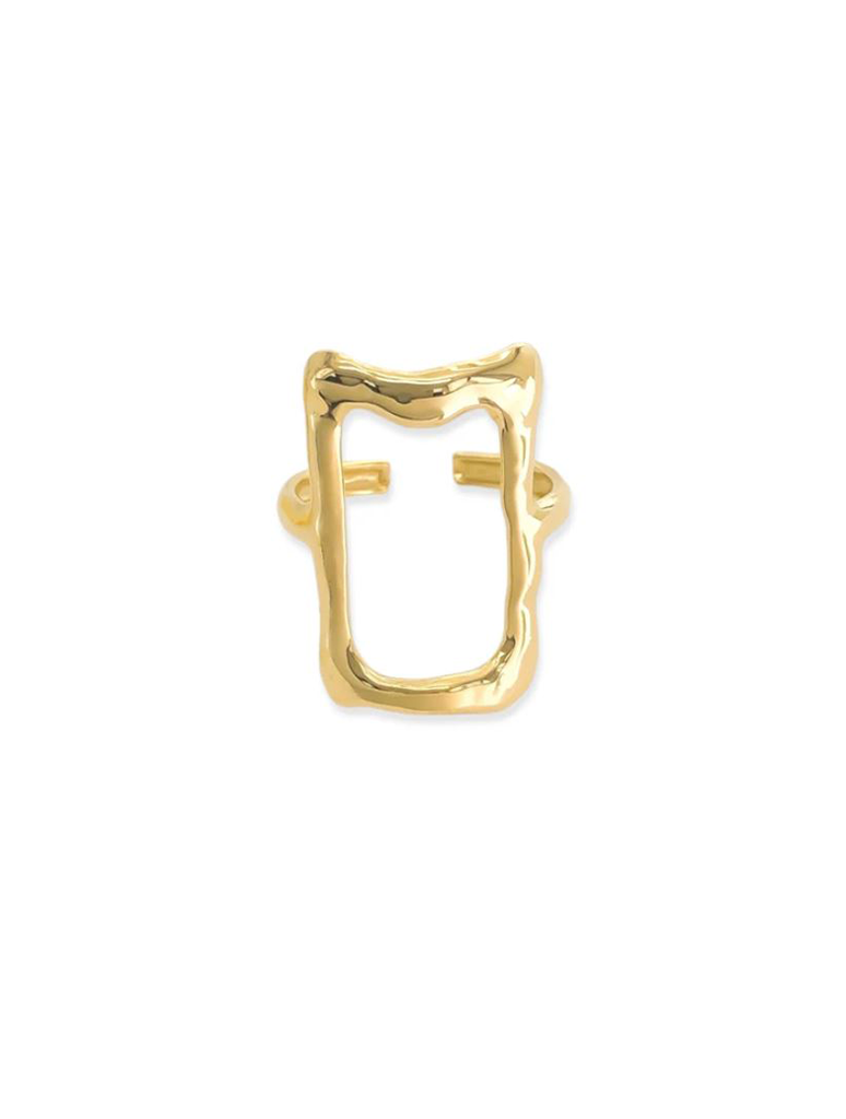 Water Resistant Rectangle Cutout Ring