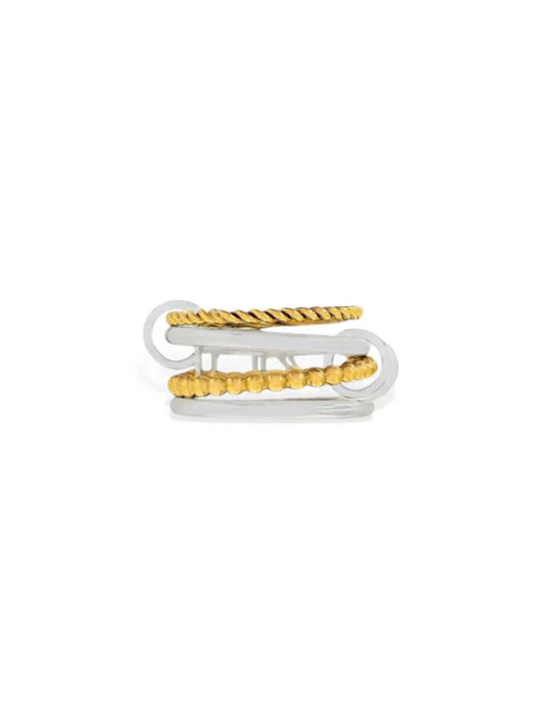 Water Resistant Four Layer Two Tone Ring