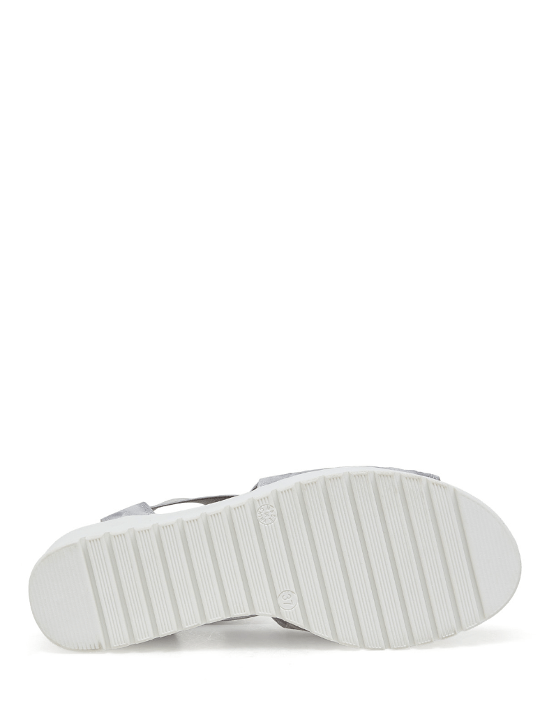 Sole view of Silent D Odeya Sandal in Cloudy Mix