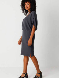 Anuk Dress in Dark Grey