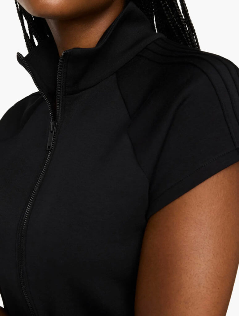 SPANX AirEssentials Pintuck Half Zip Jumpsuit