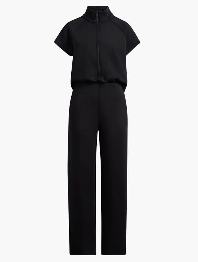 SPANX AirEssentials Pintuck Half Zip Jumpsuit