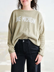 "Lake Michigan" Boxy Sweater