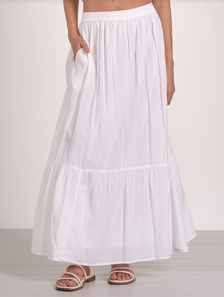 Tiered Maxi Skirt