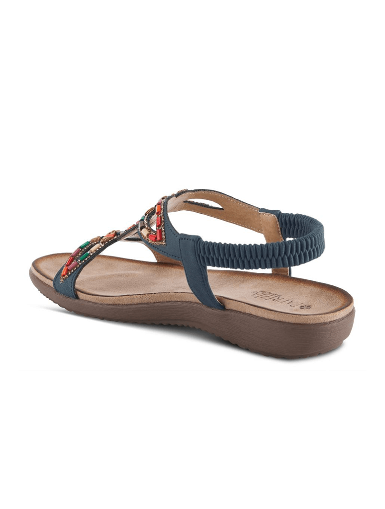 Patrizia By Spring Step Volcanic Sandal in Navy