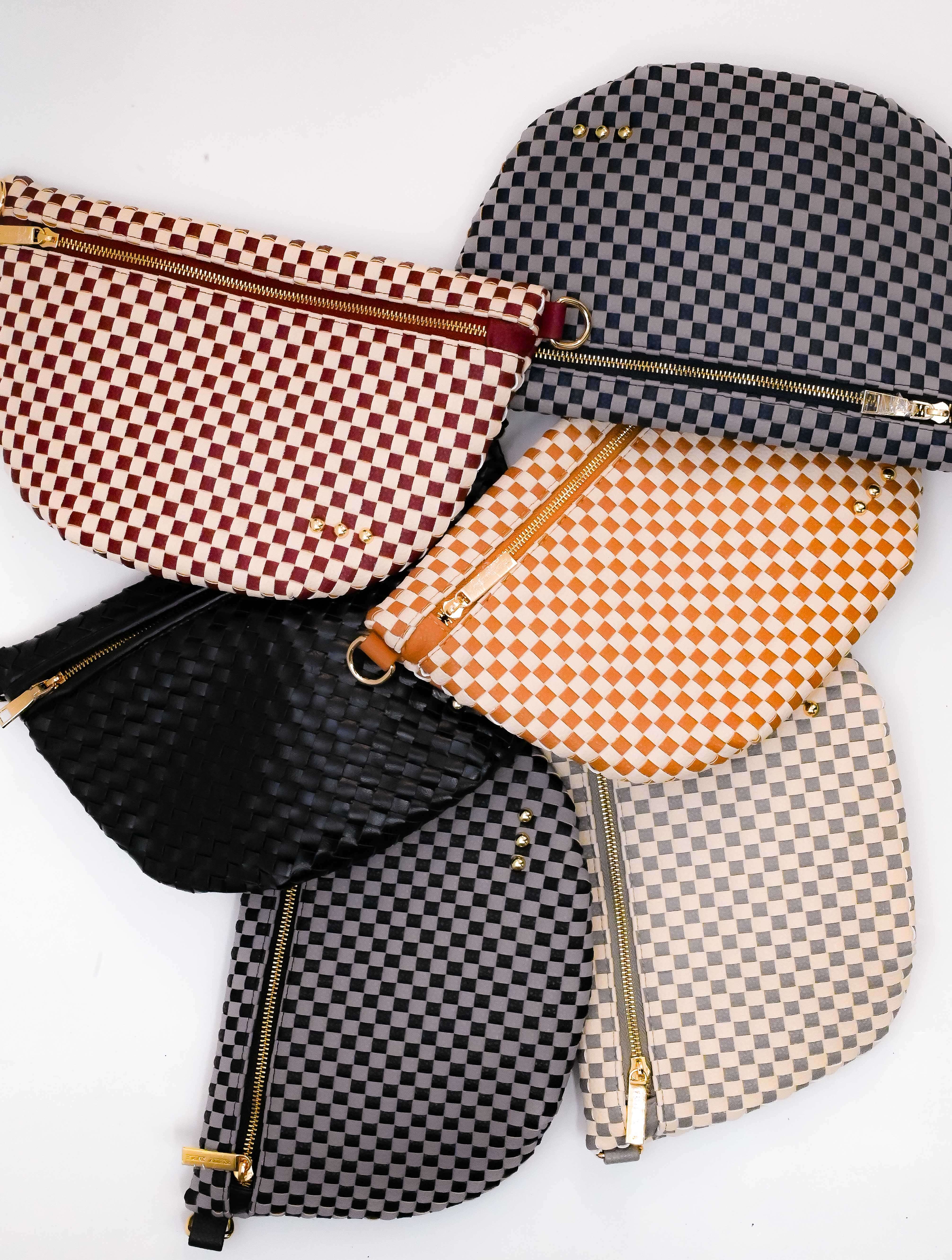 Westlyn Woven Bum Bag with Studded Detail